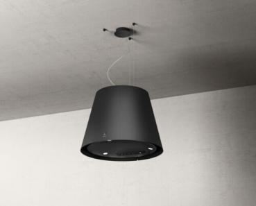 ELICA EASY UX BL MAT/F/50 - PRF0120352A - LAMPENHAUBE - SOFT TOUCH SCHWARZ - NUR UMLUFT - 50 CM