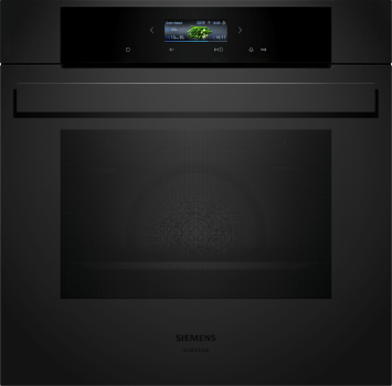 Siemens studioLine HB974GLM1 - iQ700 Backofen mit 5 Jahre Garantie, Schwarz Matt, 60 x 60 cm